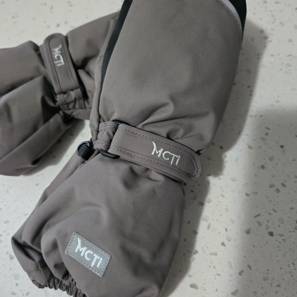 Kids' Cozy Gray Mittens